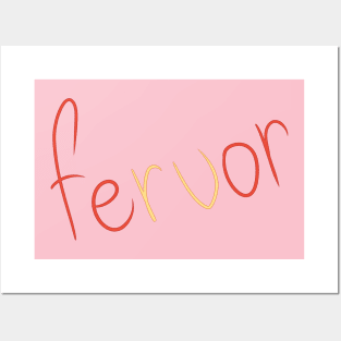 Fervor Feeling title Posters and Art